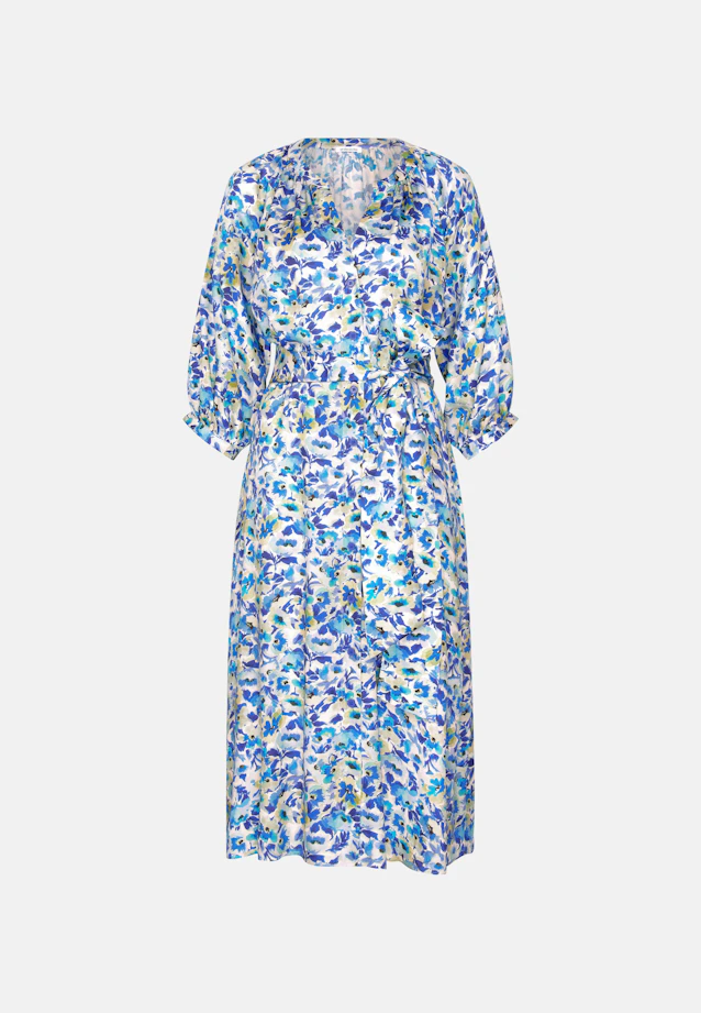 Robe tunique en satin avec ceinture à la taille in Turquoise |  Seidensticker Onlineshop