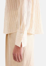 Semitransparente Stehkragenbluse mit hoher Manschette in Gelb |  Seidensticker Onlineshop