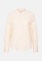 Semitransparente Stehkragenbluse mit hoher Manschette in Gelb |  Seidensticker Onlineshop