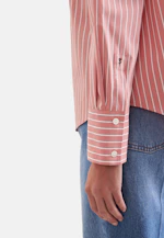 Hemdbluse in A- Linie aus Popeline Stretch in Rosa |  Seidensticker Onlineshop