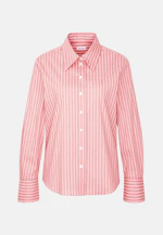 Hemdbluse in A- Linie aus Popeline Stretch in Rosa |  Seidensticker Onlineshop