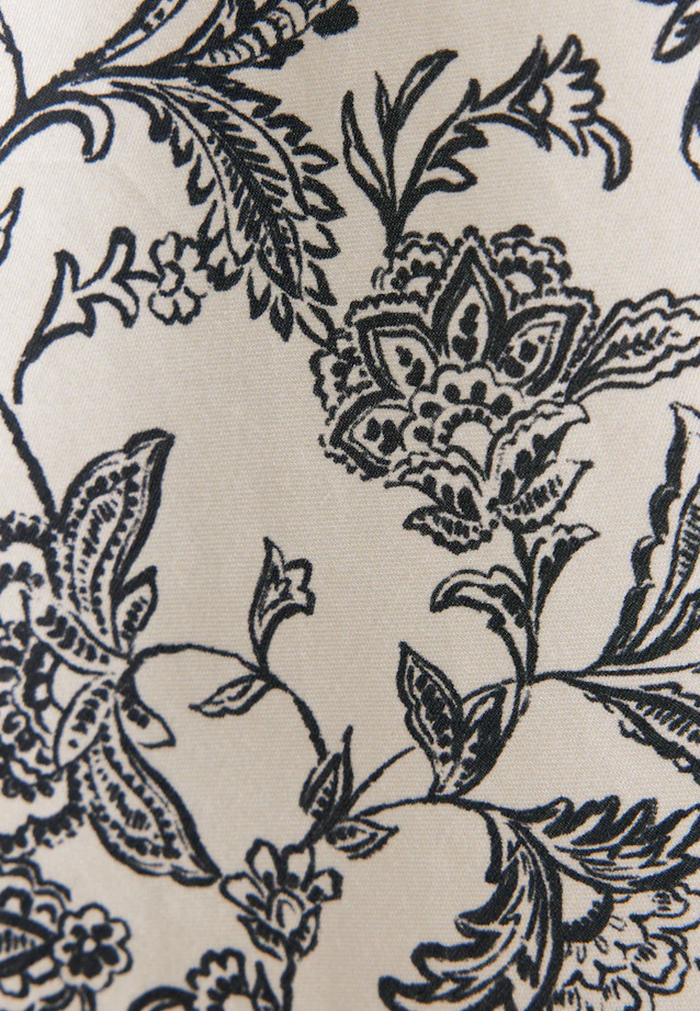 Jupe large à large porte-ceinture en satin de coton in Blanc |  Seidensticker Onlineshop