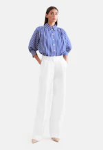 Bundfaltenhose aus 100% Leinen in Weiß |  Seidensticker Onlineshop