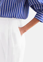 Pantalon plissé en 100 % lin in Blanc |  Seidensticker Onlineshop