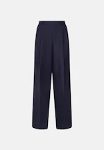 Bundfaltenhose aus 100% Leinen in Dunkelblau |  Seidensticker Onlineshop