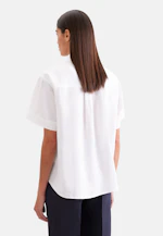 Halbarm Hemdbluse aus 100% Leinen in Weiß |  Seidensticker Onlineshop