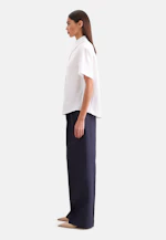 Halbarm Hemdbluse aus 100% Leinen in Weiß |  Seidensticker Onlineshop
