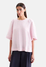 Shirt mit Glockenärmeln aus 100% Leinen in Rosa |  Seidensticker Onlineshop