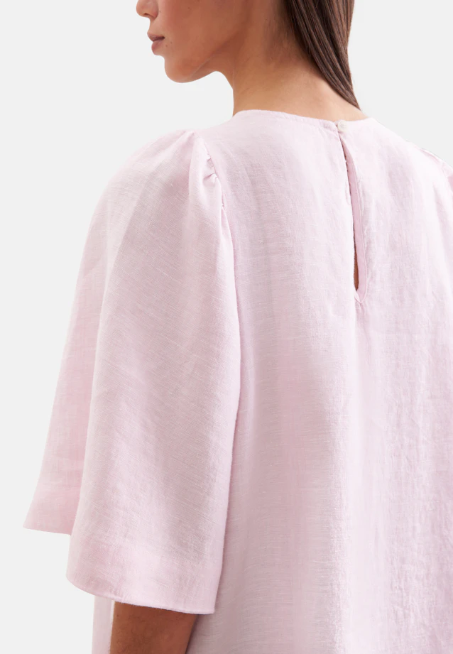 Shirt mit Glockenärmeln aus 100% Leinen in Rosa |  Seidensticker Onlineshop