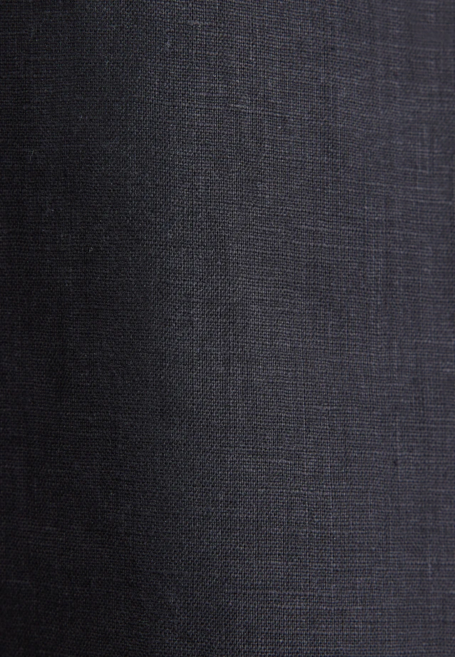 Shirt mit Glockenärmeln aus 100% Leinen in Schwarz |  Seidensticker Onlineshop
