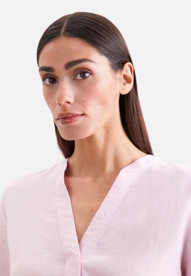 Tunique blouse faite à 100 % de lin in Rose Fuchsia |  Seidensticker Onlineshop