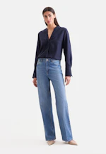 Tunique blouse faite à 100 % de lin in Bleu Foncé |  Seidensticker Onlineshop