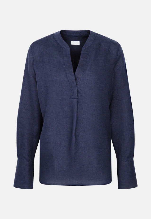 Tunique blouse faite à 100 % de lin in Bleu Foncé |  Seidensticker Onlineshop