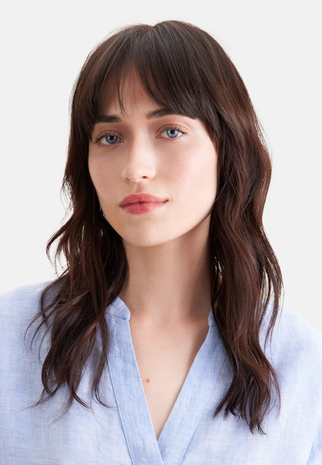 Tunique blouse faite à 100 % de lin in Bleu Clair |  Seidensticker Onlineshop