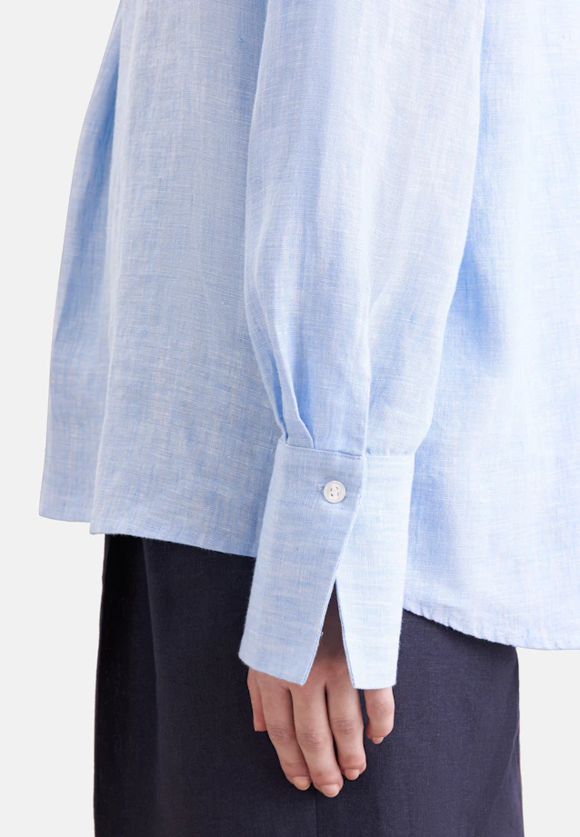 Tunique blouse faite à 100 % de lin in Bleu Clair |  Seidensticker Onlineshop