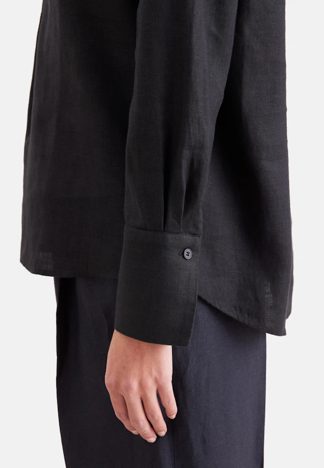 Tunique blouse faite à 100 % de lin in Noir |  Seidensticker Onlineshop