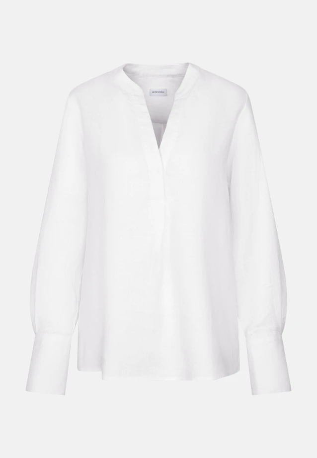 Tunic blouse made of 100% linen in Weiß |  Seidensticker Onlineshop