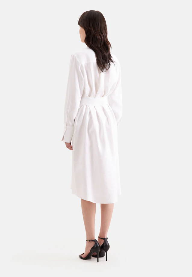 Tunic dress made of 100% linen in Weiß |  Seidensticker Onlineshop