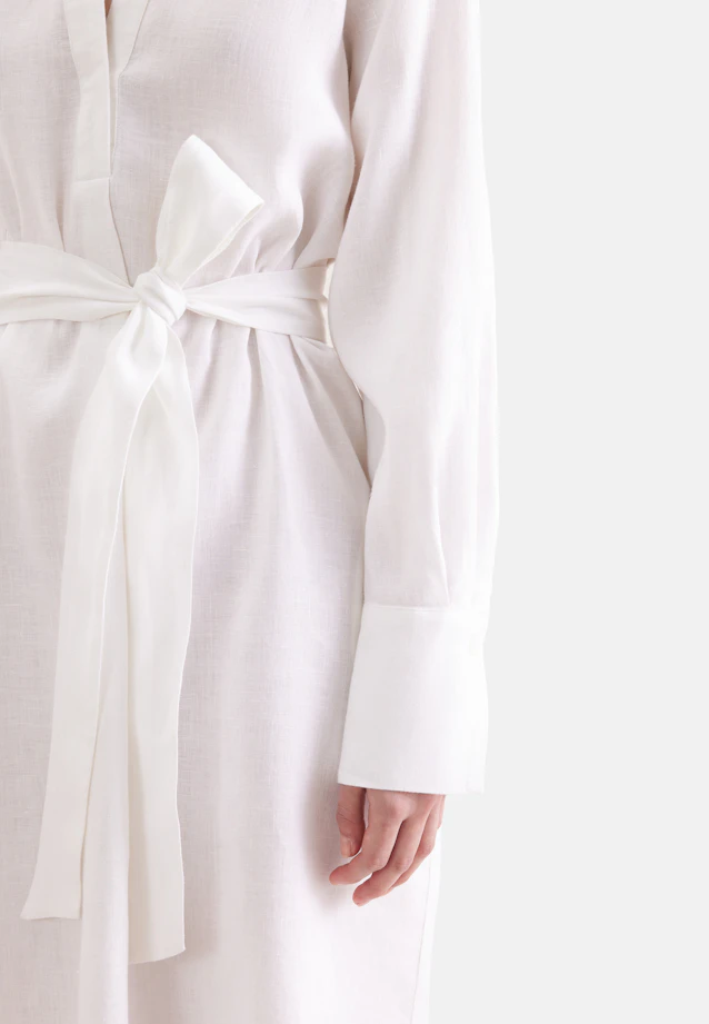 Tunic dress made of 100% linen in Weiß |  Seidensticker Onlineshop