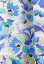 Satin tunic with raglan sleeves in Türkis |  Seidensticker Onlineshop