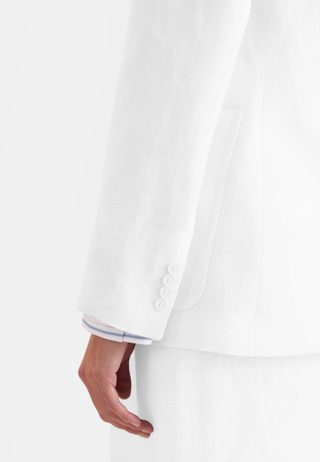 Blazer à deux boutons en 100 % lin in Blanc |  Seidensticker Onlineshop