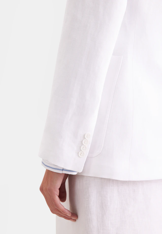 Blazer à deux boutons en 100 % lin in Blanc |  Seidensticker Onlineshop