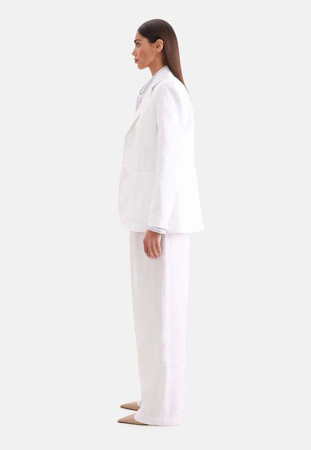 Blazer à deux boutons en 100 % lin in Blanc |  Seidensticker Onlineshop
