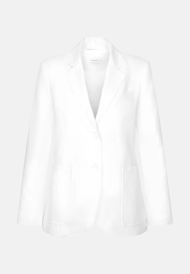 Zweiknopf Blazer aus 100% Leinen in Weiß |  Seidensticker Onlineshop