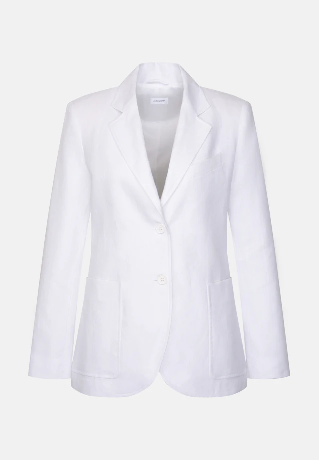 Blazer à deux boutons en 100 % lin in Blanc |  Seidensticker Onlineshop