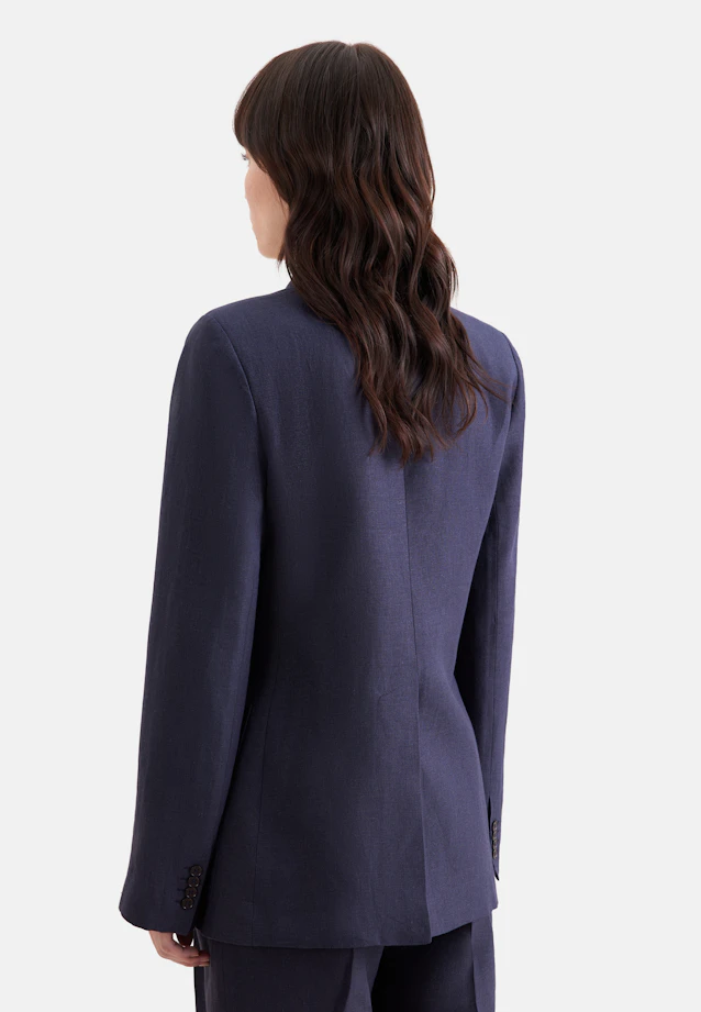 Blazer à deux boutons en 100 % lin in Bleu Foncé |  Seidensticker Onlineshop