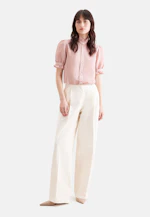 Semitransparente Hemdbluse mit Rüschendetails in Rosa |  Seidensticker Onlineshop