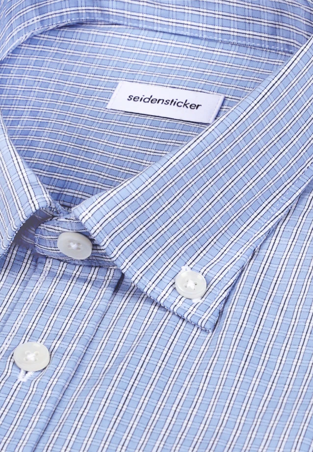 Regular Casual Hemd Karo in Hellblau |  Seidensticker Onlineshop