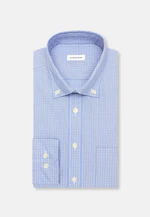Regular Casual shirt Check in Hellblau |  Seidensticker Onlineshop