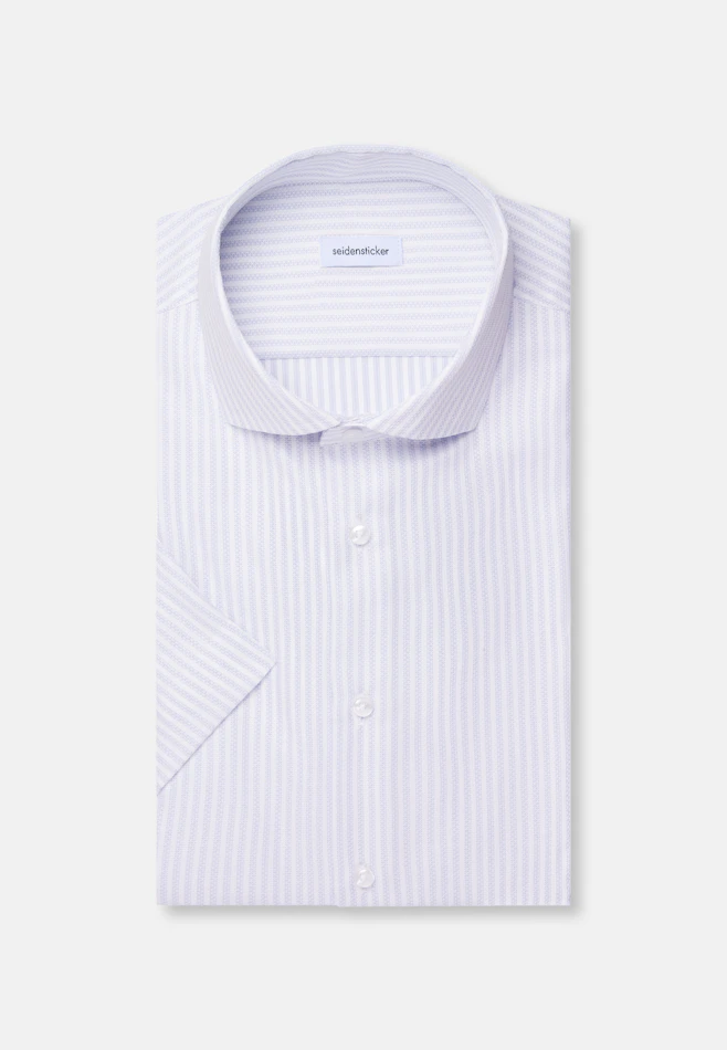 Shaped Chemise d'affaires Rayures dans Bleu Moyen | Boutique en ligne Seidensticker