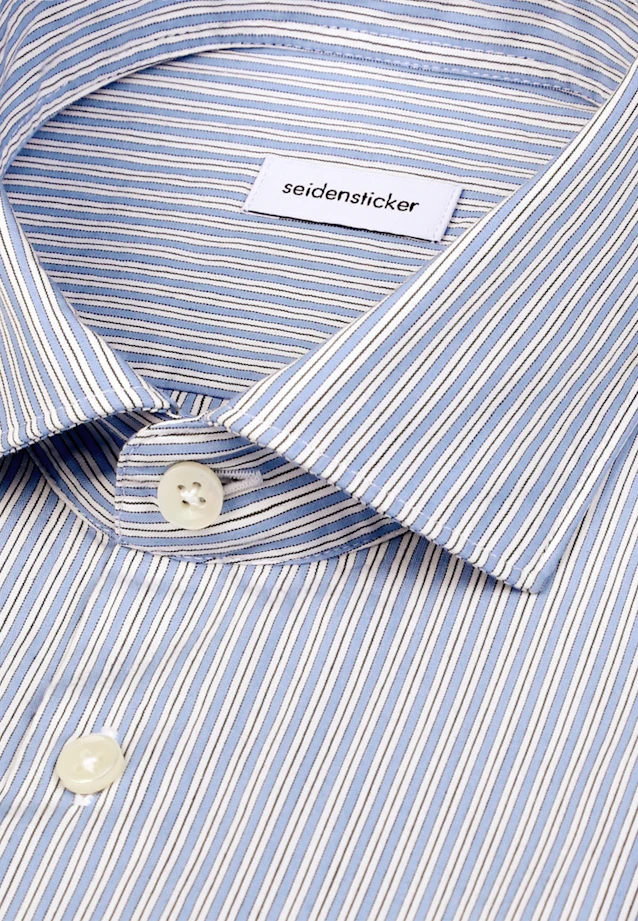 Regular Casual Hemd Gestreift in Hellblau |  Seidensticker Onlineshop