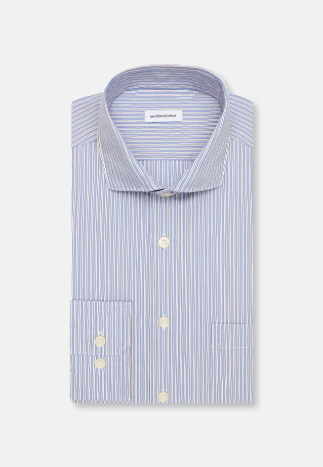 Regular Casual shirt Stripes in Hellblau |  Seidensticker Onlineshop