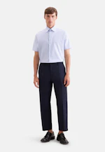 Shaped Business Hemd Karo in Mittelblau |  Seidensticker Onlineshop