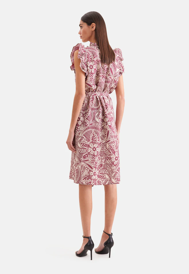Verspieltes Kleid mit Rüschen in Rosa | Seidensticker Onlineshop