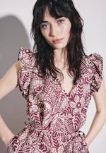 Verspieltes Kleid mit Rüschen in Rosa |  Seidensticker Onlineshop