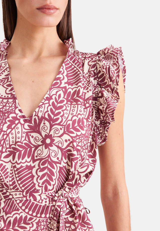 Verspieltes Kleid mit Rüschen in Rosa |  Seidensticker Onlineshop