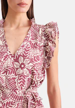 Verspieltes Kleid mit Rüschen in Rosa |  Seidensticker Onlineshop