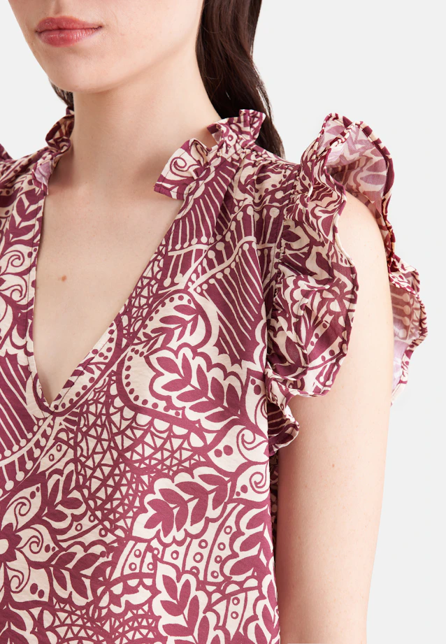 Verspieltes Top mit Rüschen in Rosa |  Seidensticker Onlineshop