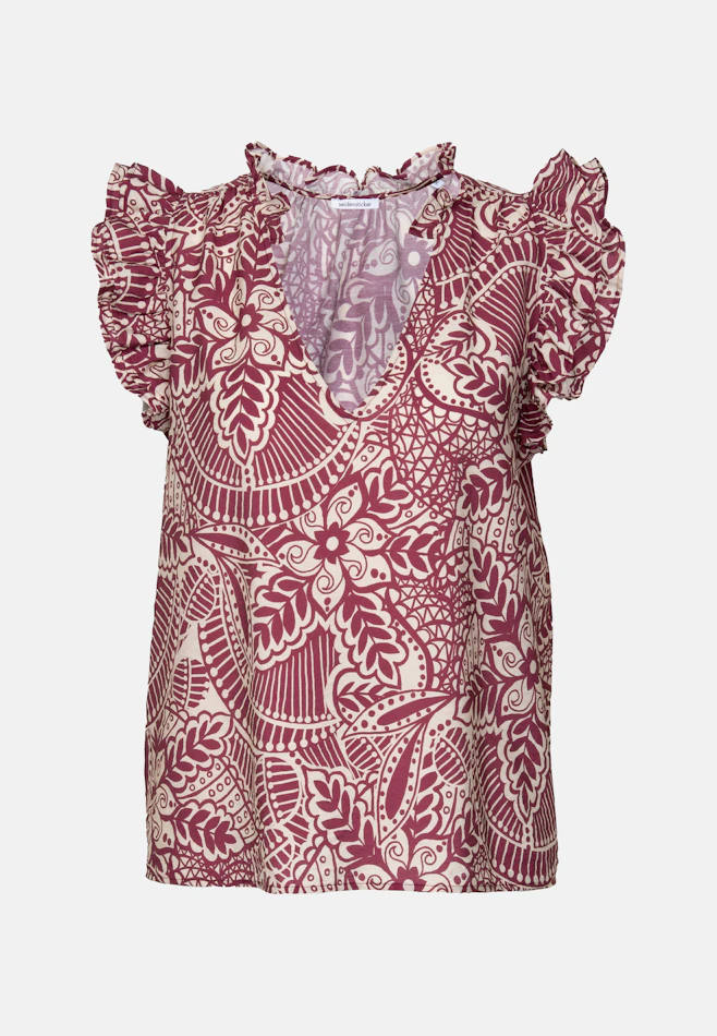Verspieltes Top mit Rüschen in Rosa | Seidensticker Onlineshop