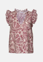 Haut ludique avec volants in Rose Fuchsia |  Seidensticker Onlineshop