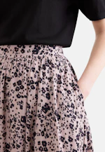 Weit schwingender Rock mit Taillenbund in Rosa |  Seidensticker Onlineshop
