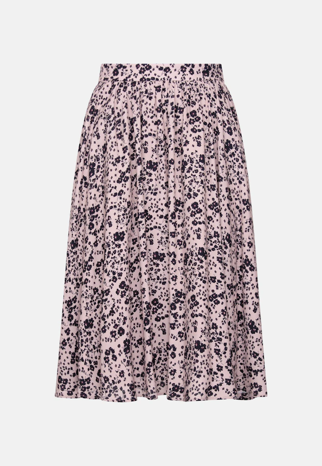 Weit schwingender Rock mit Taillenbund in Rosa | Seidensticker Onlineshop