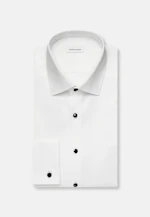 Slim Smokinghemd Uni in Weiß |  Seidensticker Onlineshop