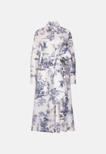 Hemdblusenkleid mit Print aus Baumwolle in Hellblau |  Seidensticker Onlineshop