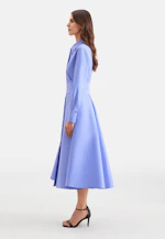Hemdblusenkleid aus Taft in Lila |  Seidensticker Onlineshop