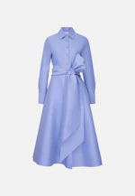 Hemdblusenkleid aus Taft in Lila |  Seidensticker Onlineshop